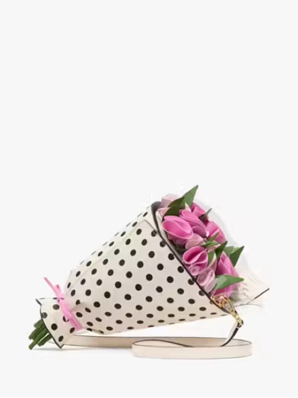 NWT Kate Spade flora bouquet 3D leather  cross body bag